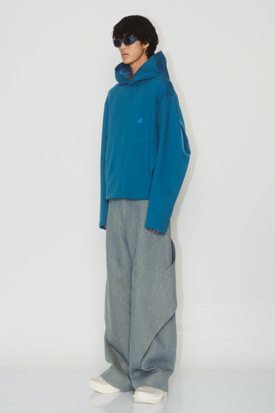 NOVAK STADIUM HOODIE TEAL BLUE