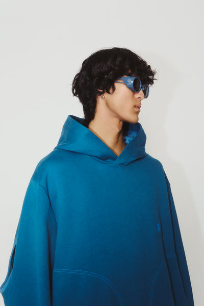 NOVAK STADIUM HOODIE TEAL BLUE