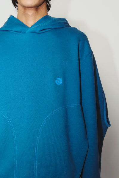 NOVAK STADIUM HOODIE TEAL BLUE