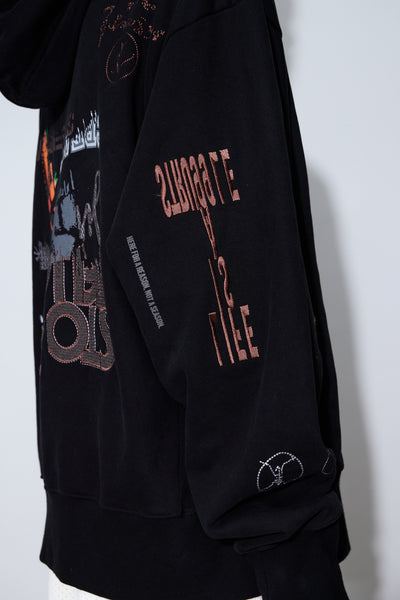 SAVA HOODIE EUPHORIC BLACK