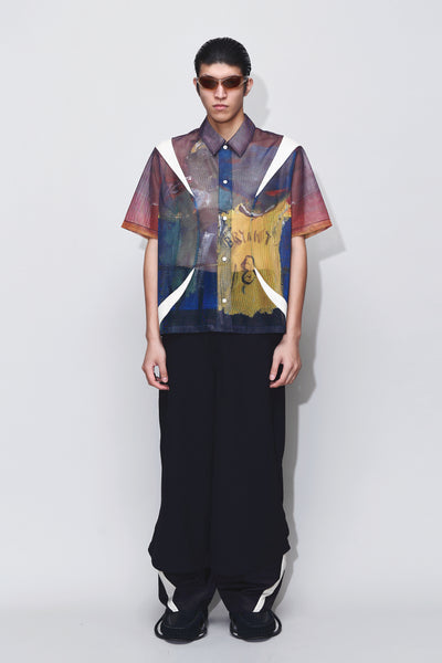 DEVIN PANELED SS PRINT SHIRT ARTIST EDITION MULTICOLOR KOBE