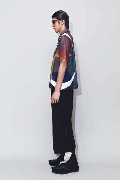 DEVIN PANELED SS PRINT SHIRT ARTIST EDITION MULTICOLOR KOBE