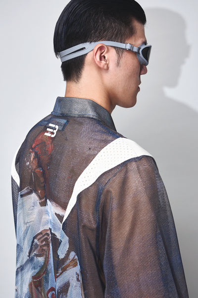 DEVIN PANELLED LS PRINT SHIRT ARTIST EDITION MULTICOLOR LEBRON