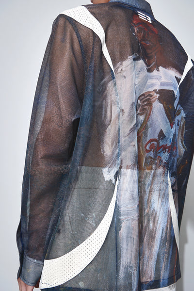 DEVIN PANELLED LS PRINT SHIRT ARTIST EDITION MULTICOLOR LEBRON