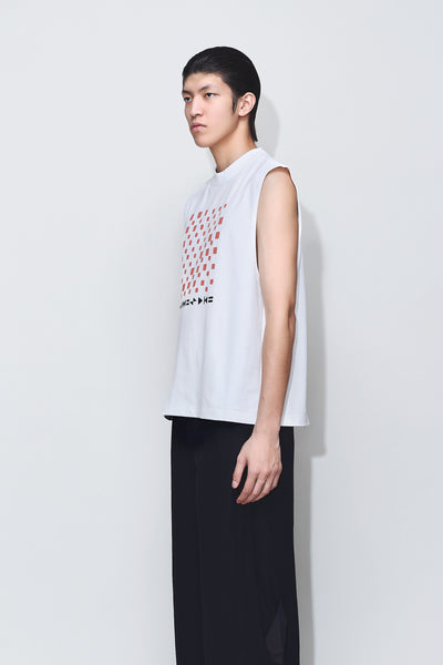 CASSELL GLITCH TANK MILKYWAY WHITE