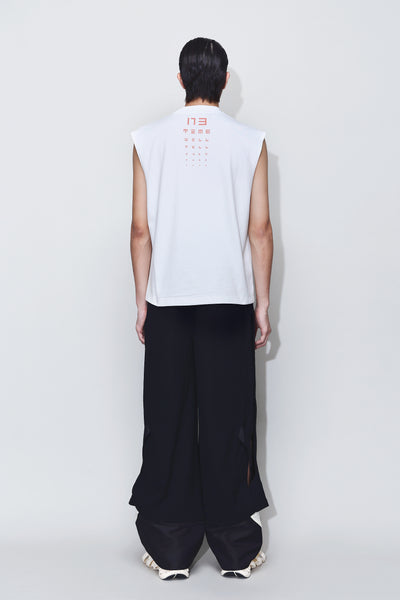 CASSELL GLITCH TANK MILKYWAY WHITE