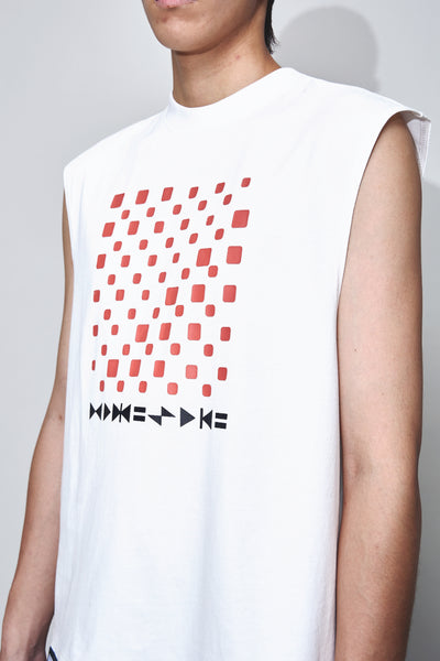 CASSELL GLITCH TANK MILKYWAY WHITE