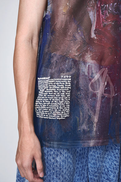 CHAUNCEY GRID MESH TANK MULTICOLOR JORDAN