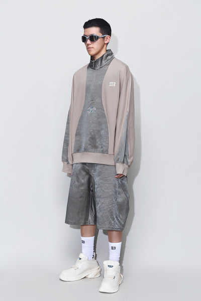 MONTE HALF-ZIP PRACTICE PULLOVER SILVER FERN