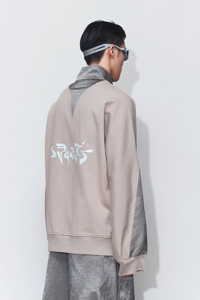 MONTE HALF-ZIP PRACTICE PULLOVER SILVER FERN