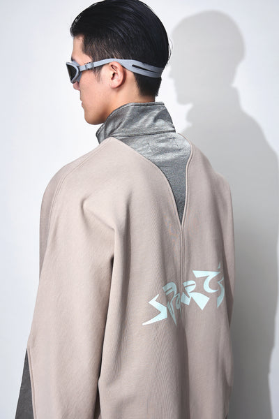 MONTE HALF-ZIP PRACTICE PULLOVER SILVER FERN