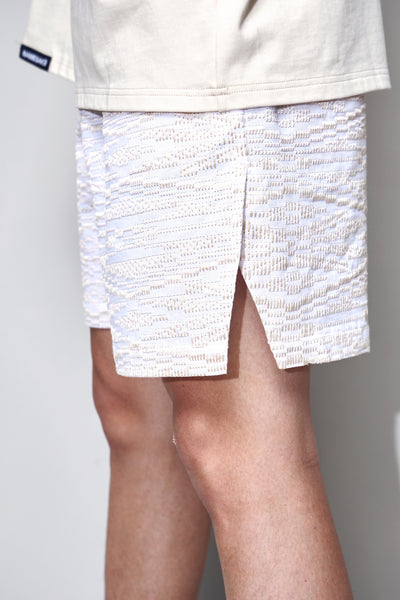 JEFF CASUAL SHORTS PYTHON BEIGE
