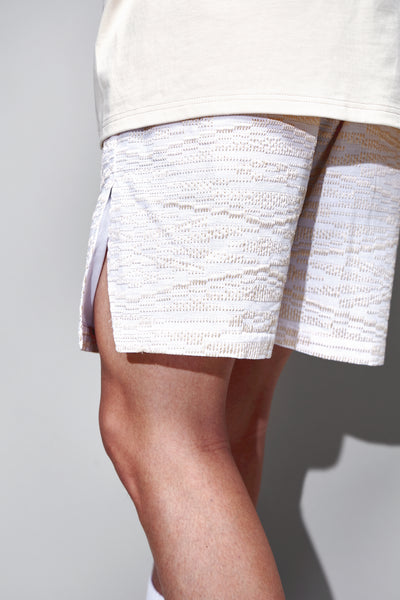 JEFF CASUAL SHORTS PYTHON BEIGE