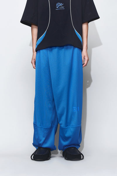 Lamar Carrot Wide Trousers Cyber Blue