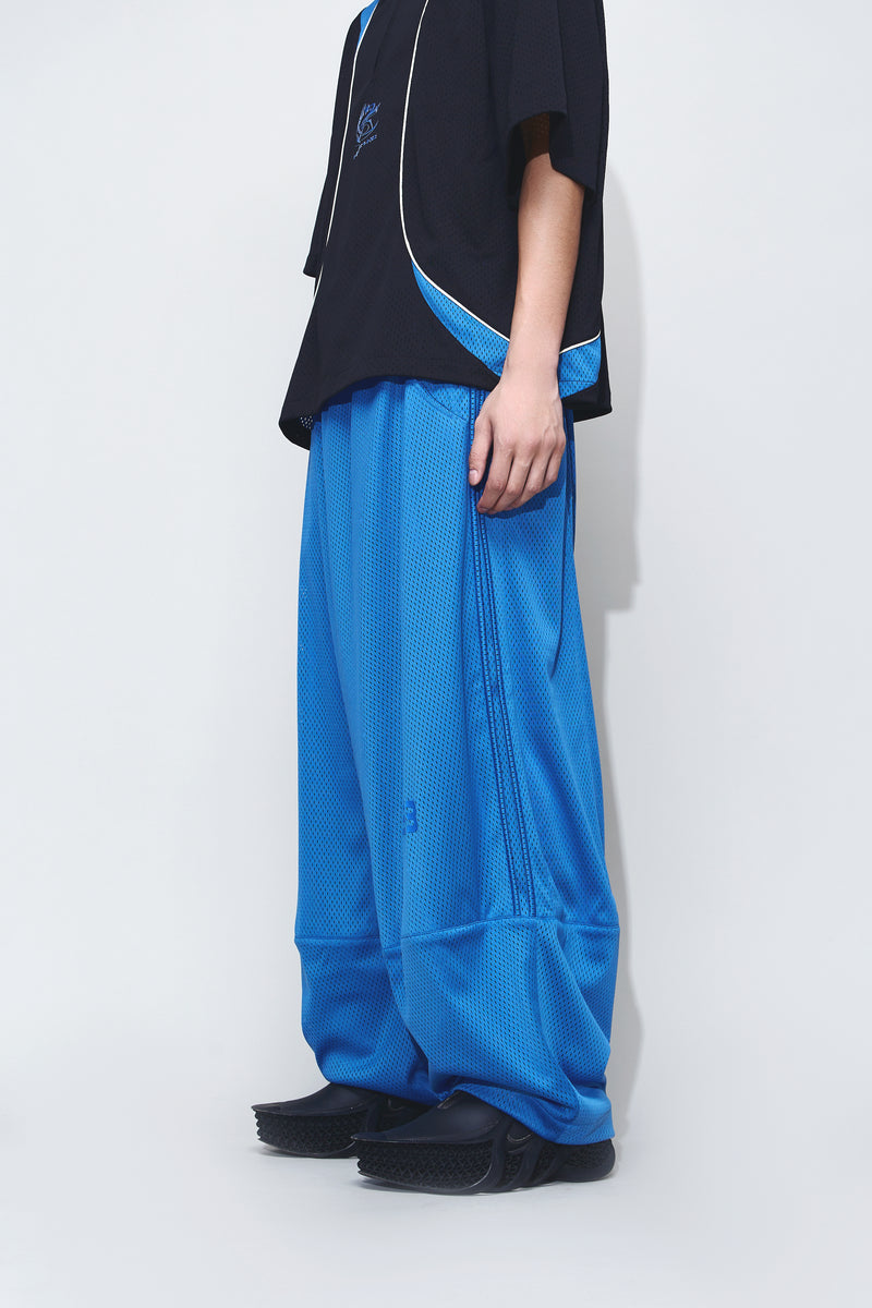 Lamar Carrot Wide Trousers Cyber Blue