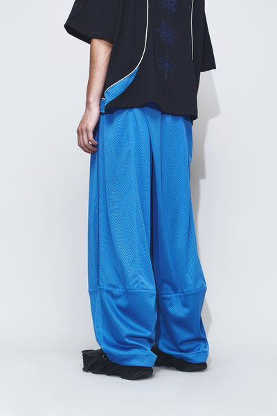 LAMAR CARROT WIDE TROUSERS CYBER BLUE