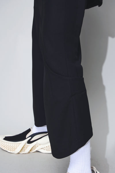 CHRISTIE FLARED CAPRIS TROUSERS EUPHORIC BLACK