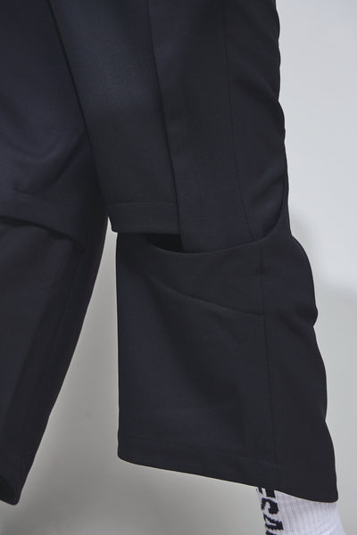 CHRISTIE FLARED CAPRIS TROUSERS EUPHORIC BLACK