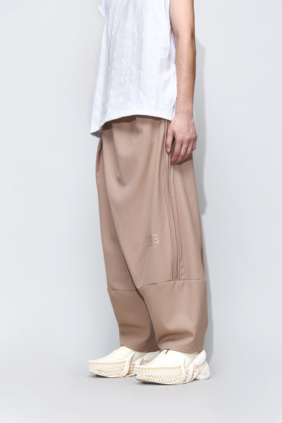 ODOM PLEATED CARROT WIDE TROUSERS SILVER FERN