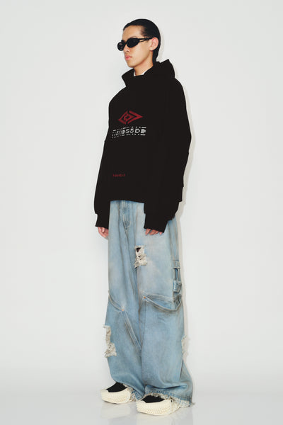 CHESTER PULLOVER HOODIE EUPHORIC BLACK