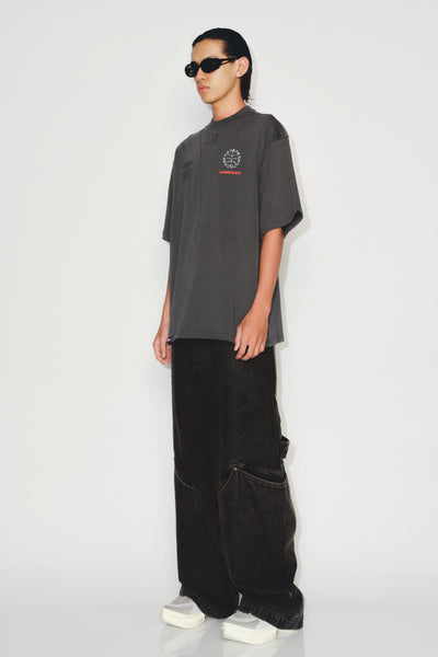 SAVA OVERSIZED STONE BUDDHA TEE NIMBUS GREY