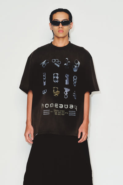FRED X-LARGE INSTRUMENTS TEE EUPHORIC BLACK