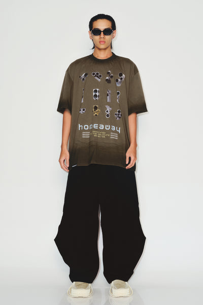 FRED X-LARGE INSTRUMENTS TEE DARK OLIVE