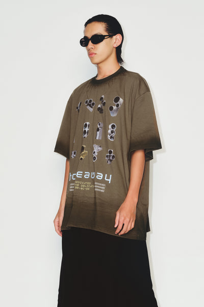 FRED X-LARGE INSTRUMENTS TEE DARK OLIVE