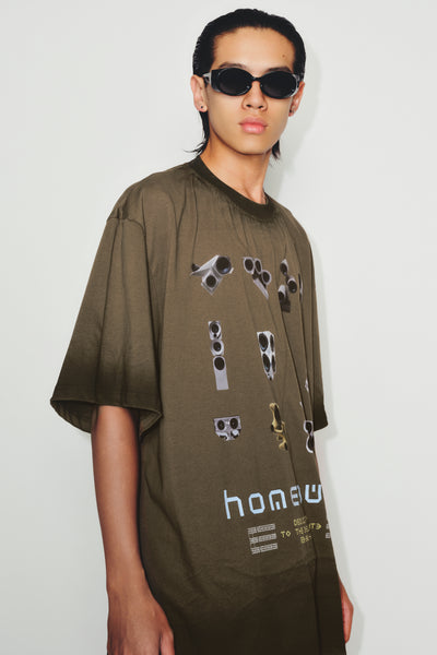 FRED X-LARGE INSTRUMENTS TEE DARK OLIVE