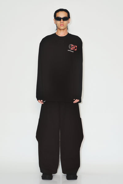 SAVA IMPOSSIBLE LS TEE EUPHORIC BLACK