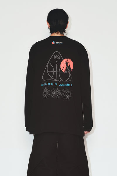 SAVA IMPOSSIBLE LS TEE EUPHORIC BLACK