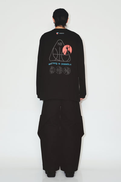 SAVA IMPOSSIBLE LS TEE EUPHORIC BLACK