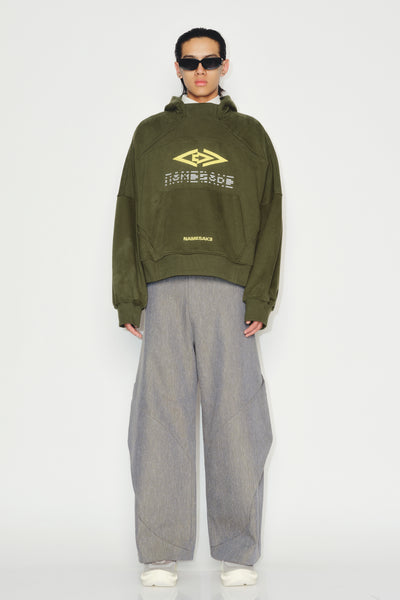CHESTER PULLOVER HOODIE DARK OLIVE