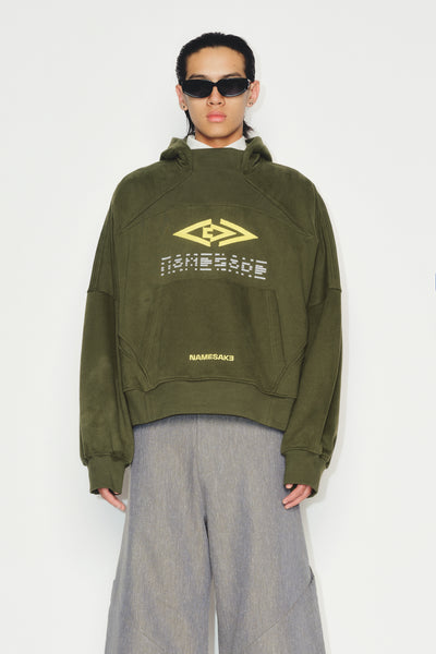 CHESTER PULLOVER HOODIE DARK OLIVE