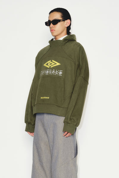 CHESTER PULLOVER HOODIE DARK OLIVE