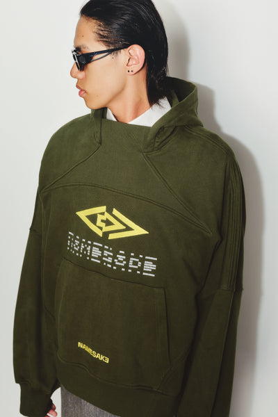 CHESTER PULLOVER HOODIE DARK OLIVE
