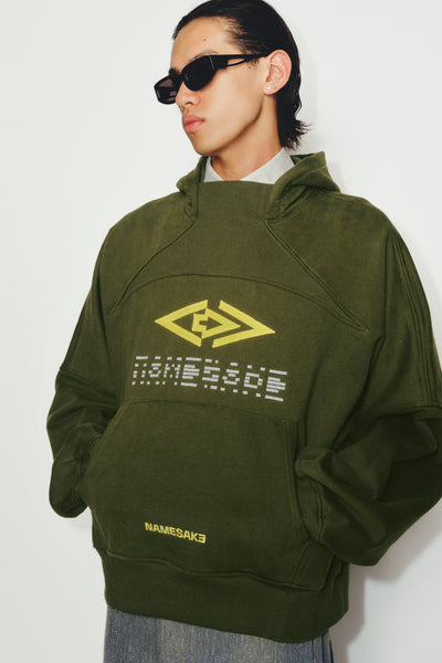 CHESTER PULLOVER HOODIE DARK OLIVE