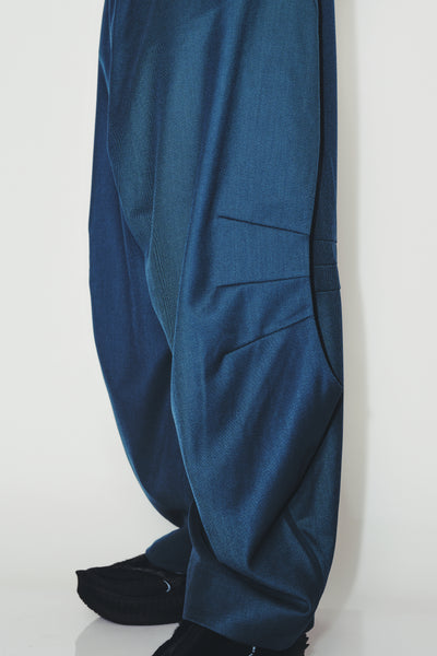OLAF PANTS TEAL BLUE