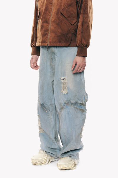 ANTONIO WASHED CARPENTER JEANS POST INDIGO