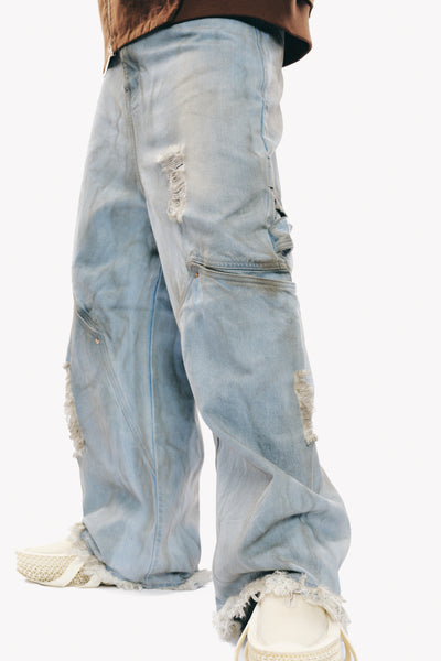 ANTONIO WASHED CARPENTER JEANS POST INDIGO