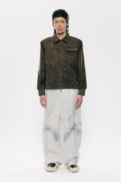 ROSS STAINED BLOUSON FOREST NIGHT