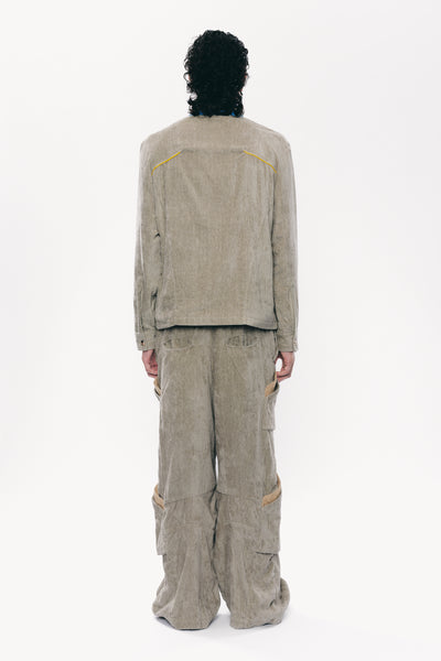APEL TERRYCLOTH ZIP SHIRT ALOE GREEN