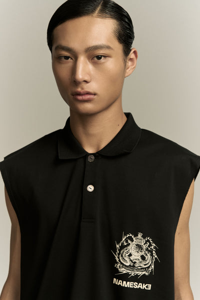 RICHARD MUSCLE TANK POLO EUPHORIC BLACK