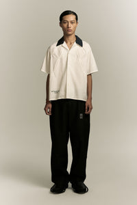 SHAWN BOWLING SHIRT TUX WHITE