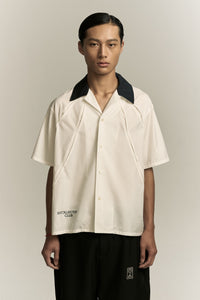 SHAWN BOWLING SHIRT TUX WHITE