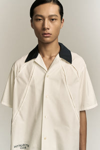 SHAWN BOWLING SHIRT TUX WHITE