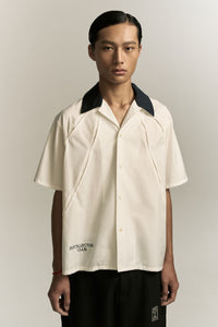 SHAWN BOWLING SHIRT TUX WHITE