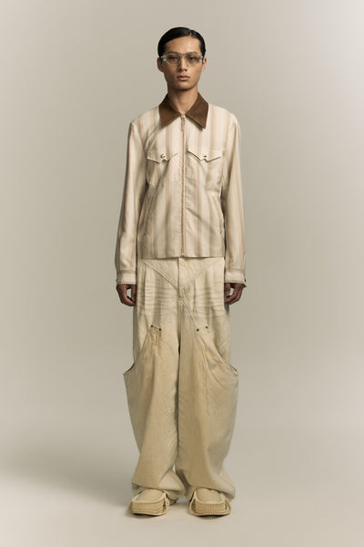 MONICA JACKET DUNE STRIPE (NAMESAKE EXCLUSIVE)