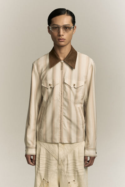 MONICA JACKET DUNE STRIPE (NAMESAKE EXCLUSIVE)