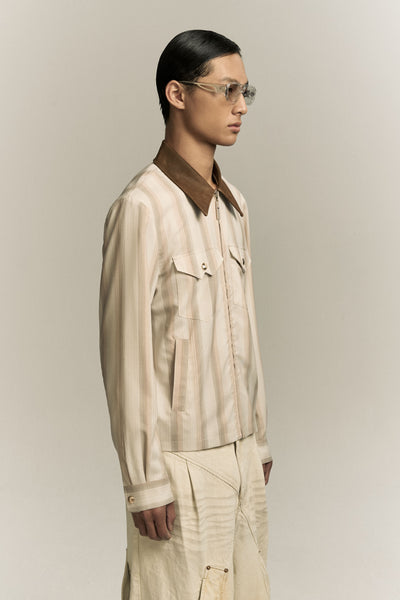 MONICA JACKET DUNE STRIPE (NAMESAKE EXCLUSIVE)